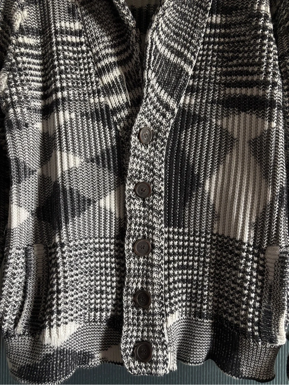 Vintage Missoni Italy Space Dye Cardigan Size L Oversized Sweater